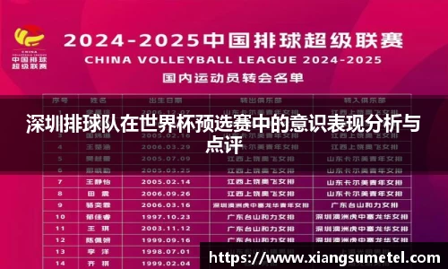 深圳排球队在世界杯预选赛中的意识表现分析与点评